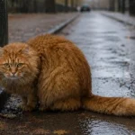 Рудий кіт із шостого поверху