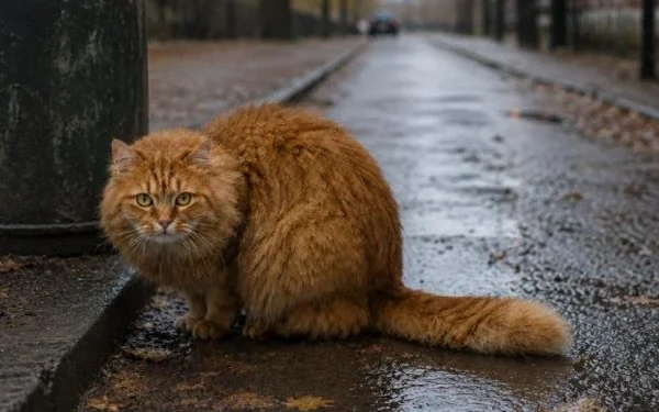 Рудий кіт із шостого поверху
